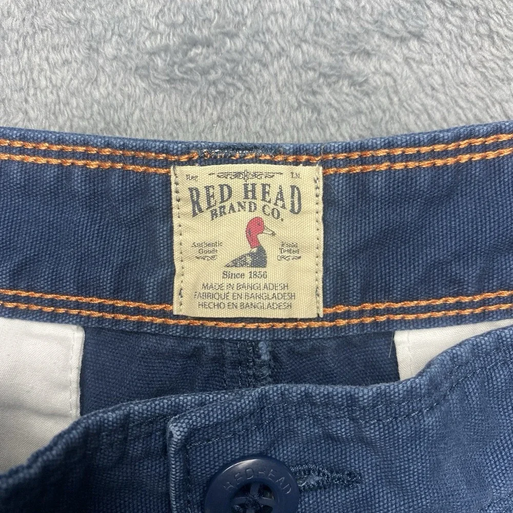 Red Head Brand Co. Shorts Men's 36x10 Utility Cargo Navy Blue